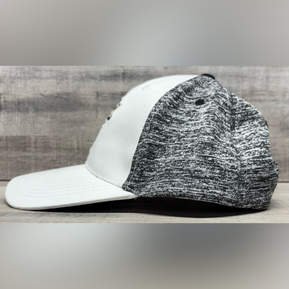 Pittsburgh Penguins NHL Snapback Hat Gray/White NWOT - Picture 2 of 5